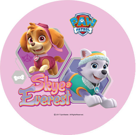 Kardasis Ζαχαρωτή Πλάκα Sugar Paper Paw Patrol Skye Everest