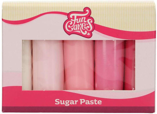 Fondant Icings 5 Shades Of Pink Set 5x100 Grams Pink Palette