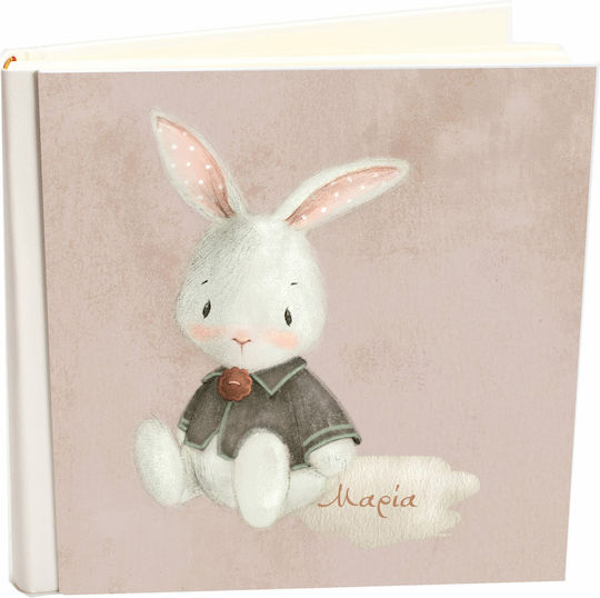 My Album Bunny Boho Style Name Maria Photo Album with Rice Paper 30x30cm Album Box 100 Pages