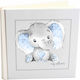My Album Elephant Light Blue Photo Album with Rice Paper 30x30cm Album Box 120 Pages