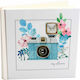 My Album Camera Vintage Light Blue Rice Paper 30x30cm Album Box 80 Pages