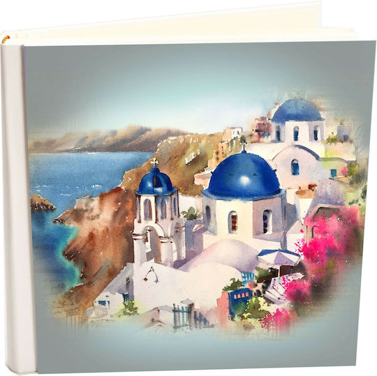 Fotoalbum My Album Santorini Boho Style mit Reispapier 30x30cm Albumbox 80 Seiten