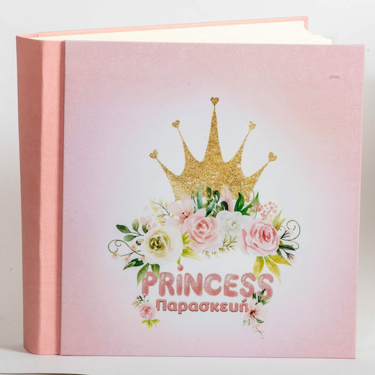 My Album Princess Collection Artificial Leather Album Crown Name Friday Rice Paper 30x30cm Storage Box 120 Pages