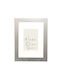 Wooden Wall Photo Frame Photo The Degree Silver Matte Brushstrokes Glass Mat K1061/2 Photo 20cmx30cm