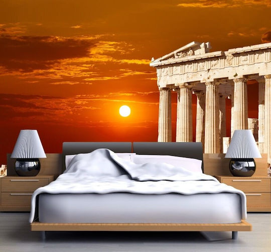 Wall Photo Wallpaper Sunset at the Parthenon Self-Adhesive Vinyl 250x270 cm