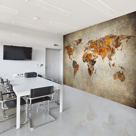 Fototapete Wand Map Selbstklebende Vinyl 200x270cm