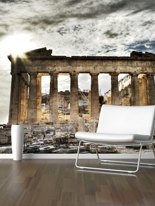 Wall Photo Wallpaper of the Parthenon Monument Embossed 150x270 cm