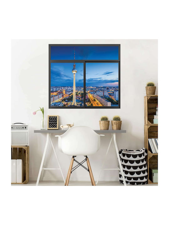 3D Wall Sticker Berlin TV Tower Germany 80x90cm