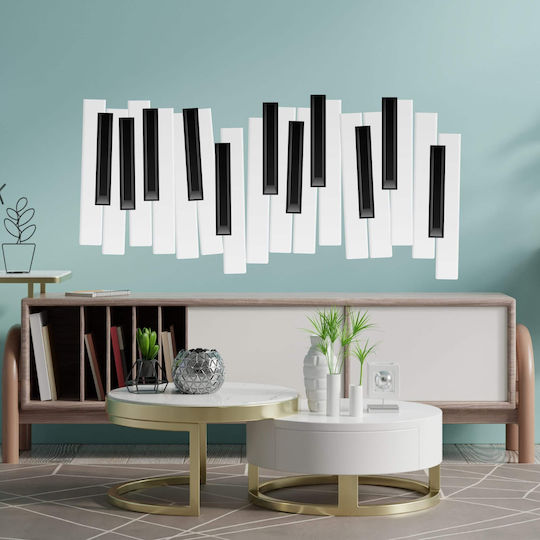 Wandsticker & Wandgemälde Tastatur Klavier 60x30cm