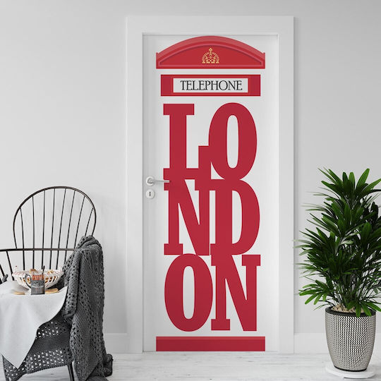 Tür-Wandsticker London Telephone 70x210cm