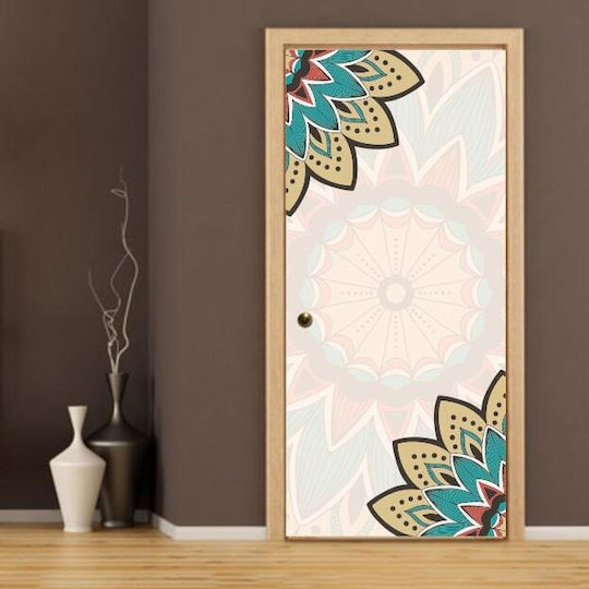 Стикер За Врата Mandala Rosa 70x170см