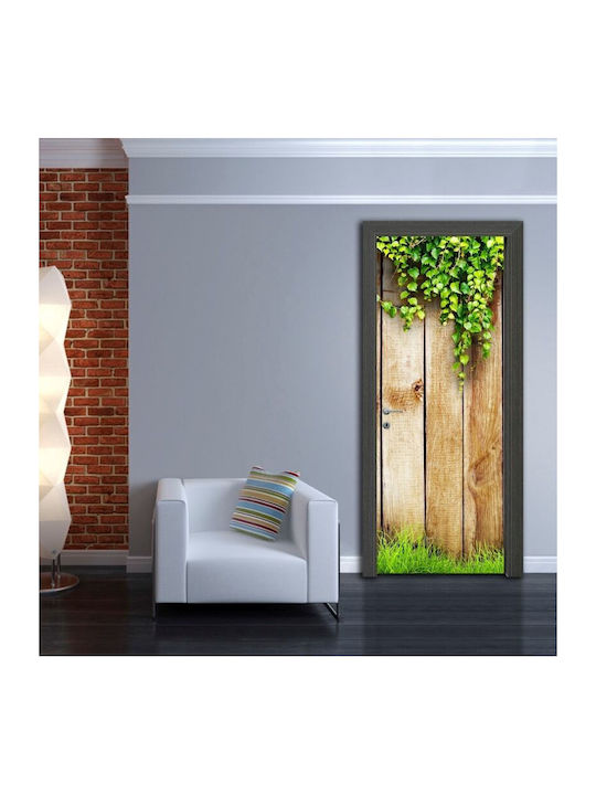 Door Sticker Ivy Wooden Surface 70x170cm