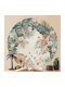 Wall Sticker Dried Flowers Ferns 100x100cm