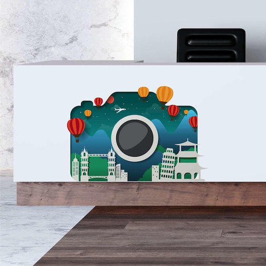Αυτοκόλλητο Τοίχου Through Lens 50x35cm