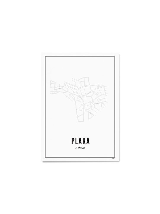 Poster Plaka Athens A4 21 X 30cm