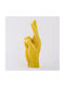 Crossed Fingers Kerze 22x9x8 Gelbe Handparaffin Kerze