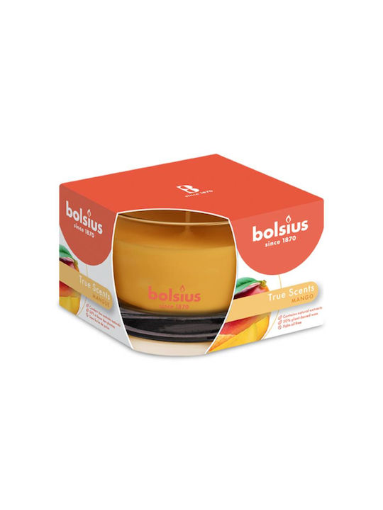 Bolsius Lumânare Aromatică Mango Pahar 6.3x9cm