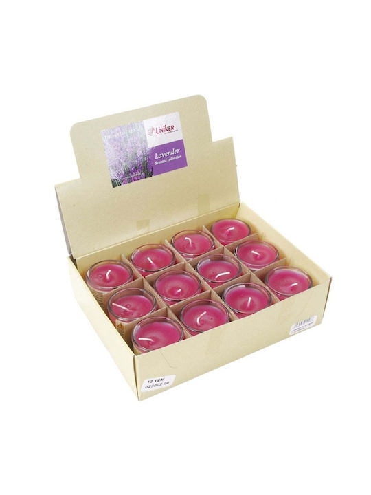 Aromatic Candle Uniker 8 Hour Lavender Tealight 1 Piece