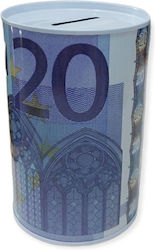 Căsuță de Bani Metalică Model Bancnotă 20 Euro ...