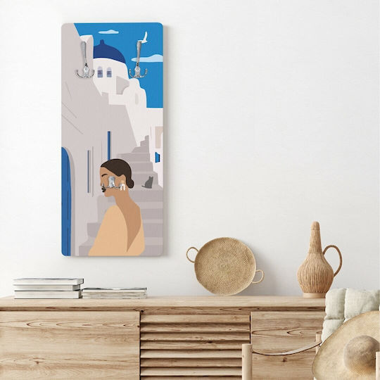Cremastă Artistică Woman Illustration 40x90cm 16mm Imprimare UV Cremastă Nichel Placaj Marin