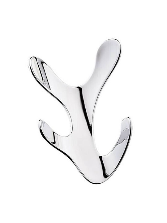 Wall Hanger Finetto Art 9025 117x78mm Metal Chrome 243-9025z##chr