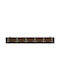 Cremastă de Perete din Lemn Nuc 70x4x10.5cm Pol 77-6-ks