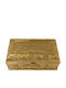 Jewellery Box Metallic Silver-Plated Lacquered 13x8.2x5.5cm Golden Dream Home
