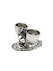 Silver Donkey Miniature 7.5x6.5x4.5cm Dep00223