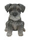 Figurină Decorativă Cățeluș Câine Rășină Rasă Schnauzer Dimensiuni 16cmx11cmx16cm