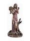 Persephone Statue Electrolyzed Bronze Veronese 26cm