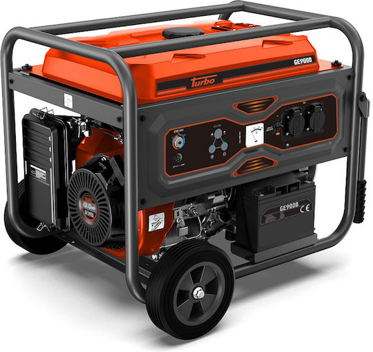 Turbo Generators Benzin mit Rädern und maximaler Leistung 8.75kVA