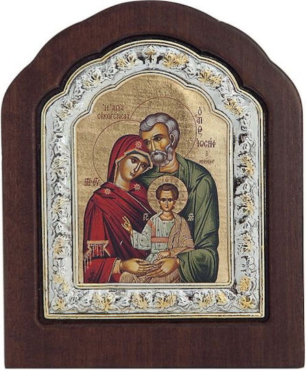 Η Αγια Οικογενεια Μεταξοτυπία Καμβά Κωδ.1855 27χ36 Cm
