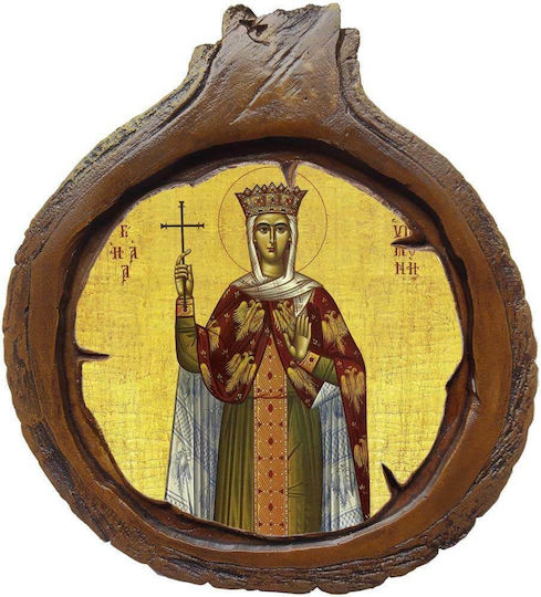 Holy Patience Icon – Wall or Table Ceramic Wooden Body Diameter 20cm