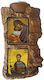 Heilige Maria Elousa & Heiliger Herakles Dipticho Keramik Keropegio Reso 17cm