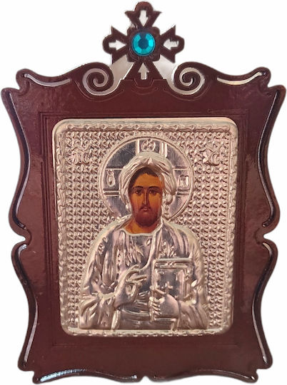 Small Image of Christ 8.5x6 Wooden Base Desktop