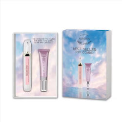 Aurora Natural Best Seller Eye Combo Skin Care Set for Αnti-ageing, Moisturizing & Brightening