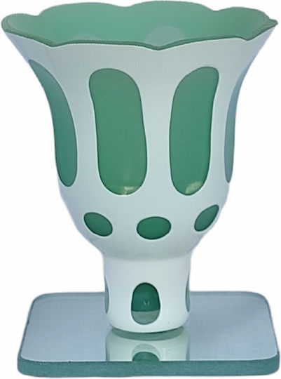Vigilölampen Grüne Tischplatte Vigilölampen aus Olivenöl Basis mit Spiegel 10x8,5cm