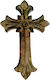 Holzgeschnitzter Kreuz R14 15x10 cm