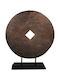 Floor Decor Wheel Wood 82x70x21cm