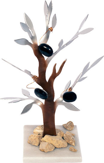 Metallische Olive Silberfarben 25cm Nr.3