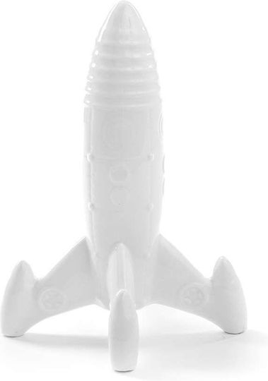 Διακοσμητικό Memorabilia My Spaceship White Seletti Πορσελάνη