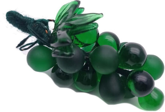 Crystal Grape Decorative 8x3cm Pastel Green