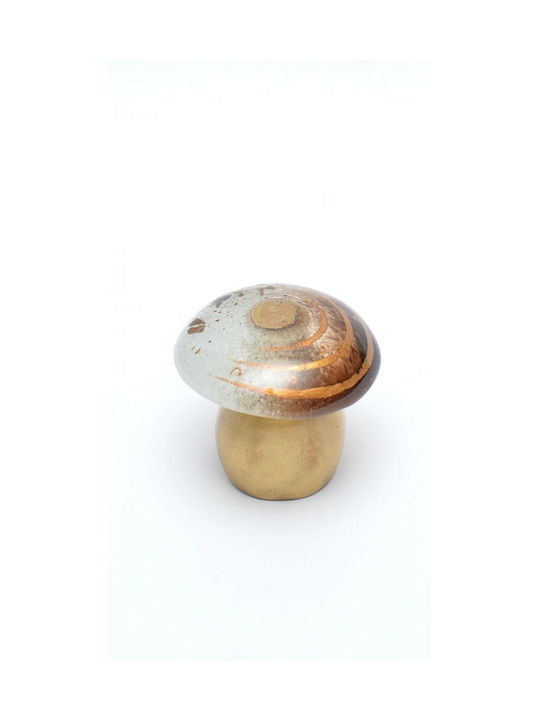 Ciupercă Sticlă Handmade Kallisti ''Iris'' Maro 6x6