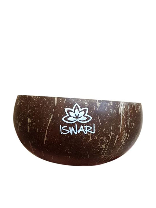 Iswari Eco Handmade Polished Coconut Bowl Handmade Coconut Bowl 600ml
