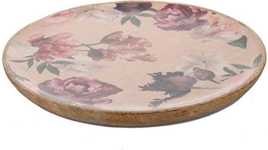 Διακοσμητικό Πιάτο 30cm 2.5x2.5x30cm Μπεζ Kaeming