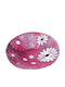 Handmade Glass Decorative Platter Caliste Margarites Purple 28.5cm