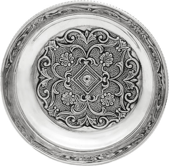Ασημένιο Πιατάκι 12x12x2cm Ptk00060