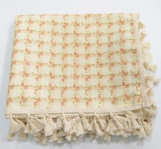 Tablecloth 140x220 Pink Flowers