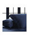 Hauz Bamboo Collection Oxford Monochrome Kissenbezüge 52x92+20+6x3 Blaue