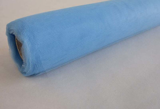 Роло Тюл 90см x 20м Светлосин